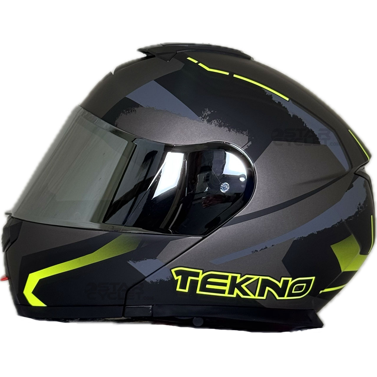 خرید کلاه کاسکت تکنو مدل T144 BLK-GRY