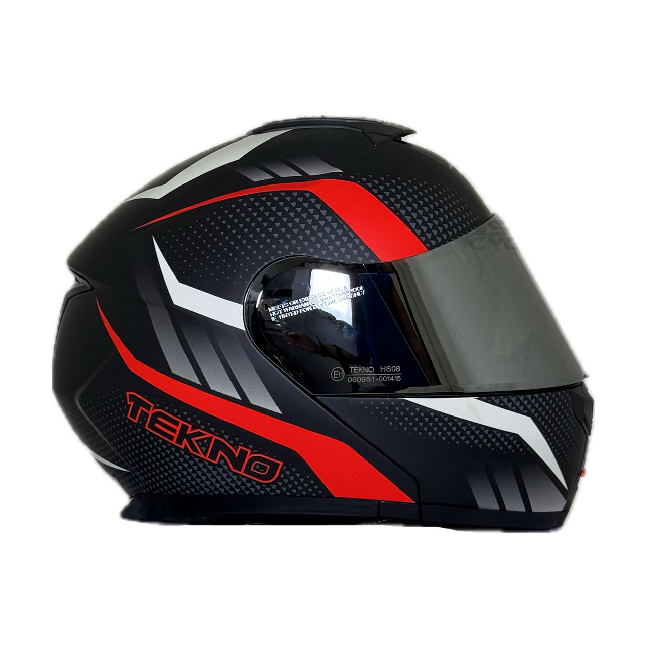 خرید کلاه کاسکت تکنو مدل T144 BLK-RED