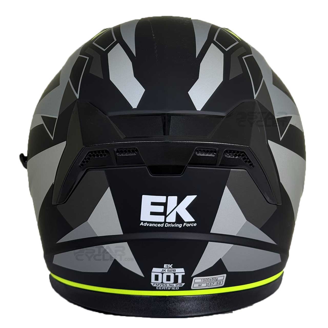 وزن کلاه کاسکت بدون فک EK مدل JK528 BLGR