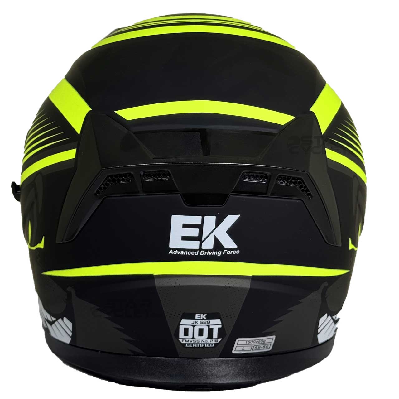 عکس کلاه کاسکت بدون فک EK مدل JK528 YLMNK