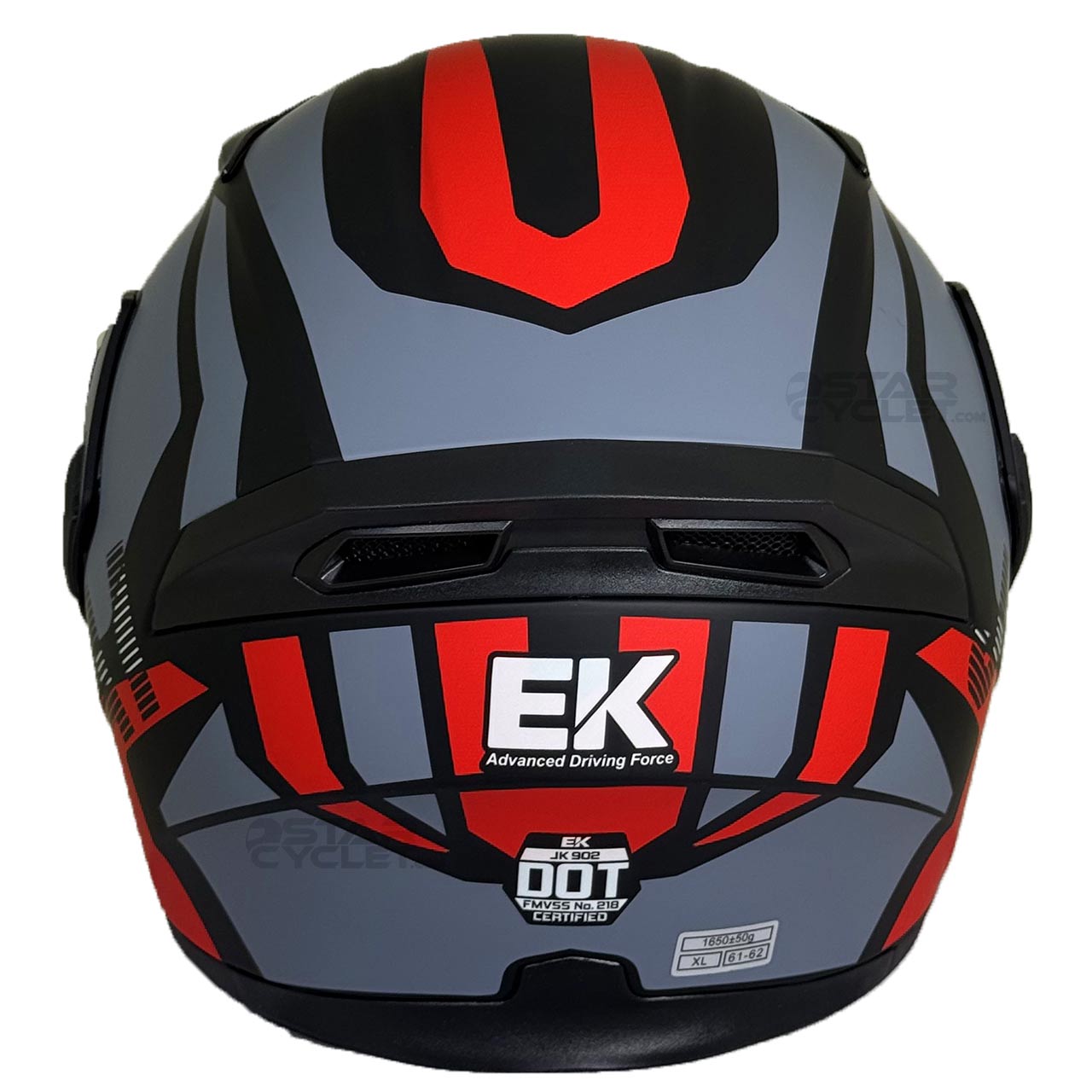 کیفیت کلاه کاسکت فک متحرک EK مدل JK902-BL-RD