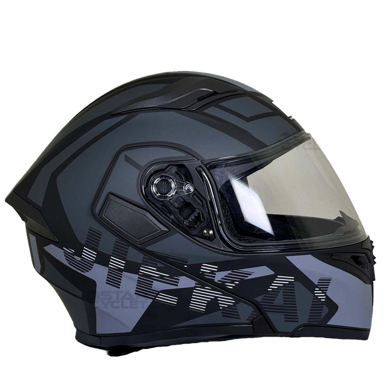استاندارد کلاه کاسکت فک متحرک EK مدل JK902-GREY