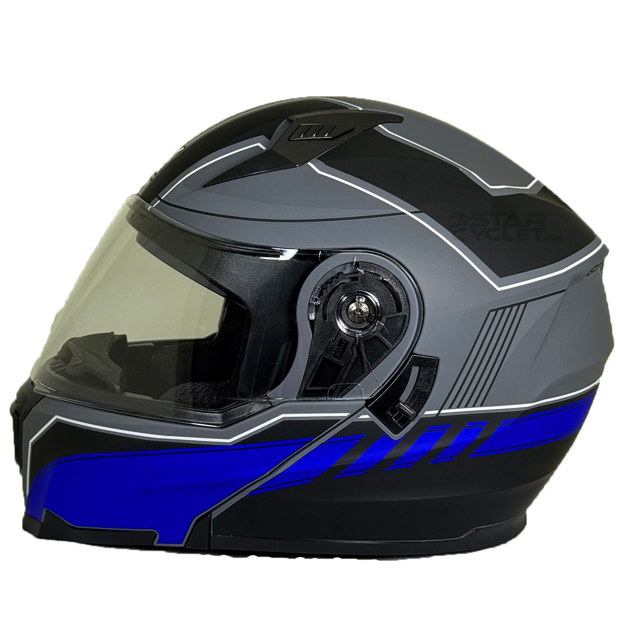 بررسی کلاه کاسکت فک متحرک EK مدل JK908 GRY-BL