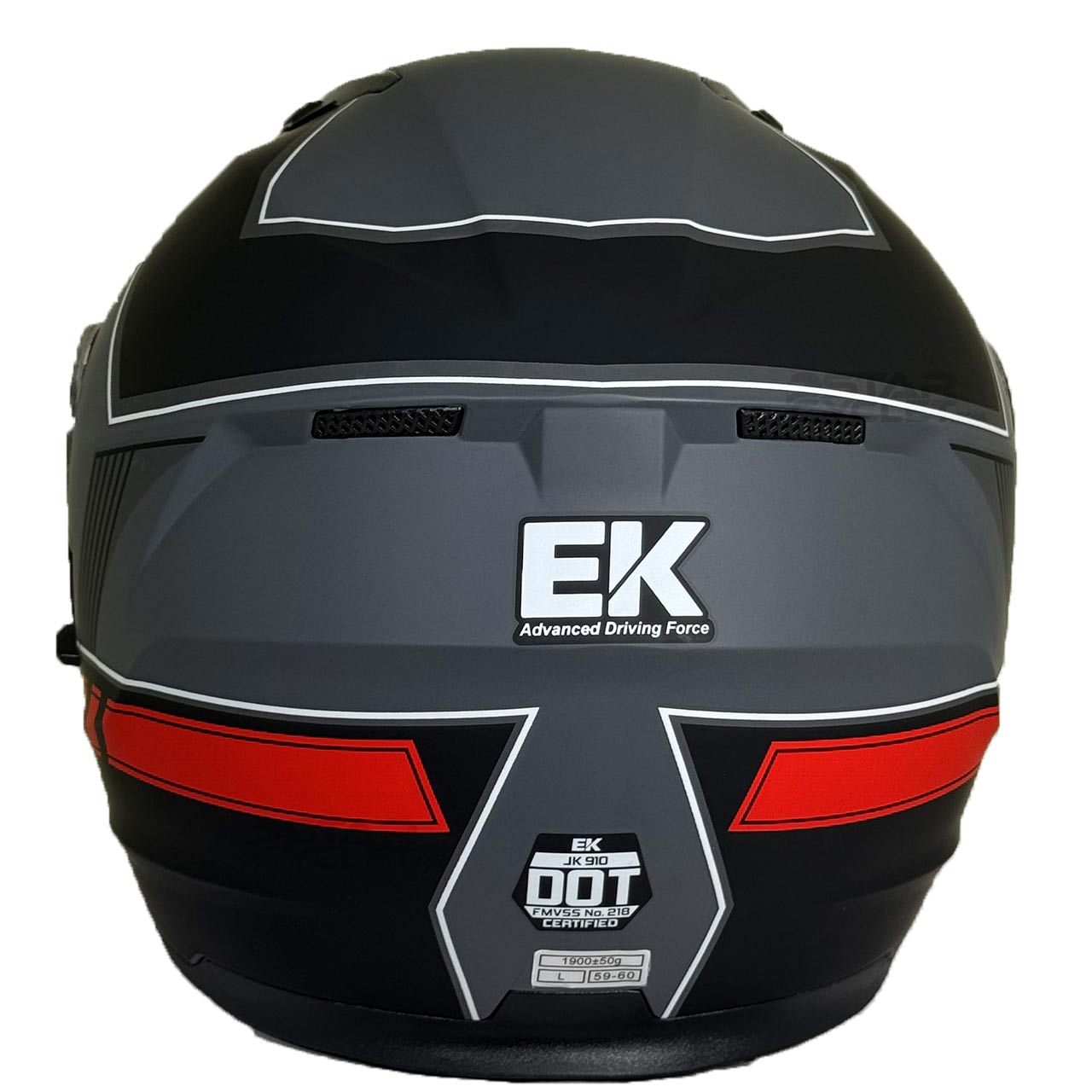 کیفیت کلاه کاسکت فک متحرک EK مدل JK908-GRY-RD