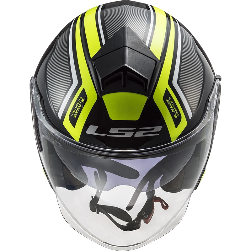 عکس کلاه کاسکت LS2 مدل TWISTER BK-GRN