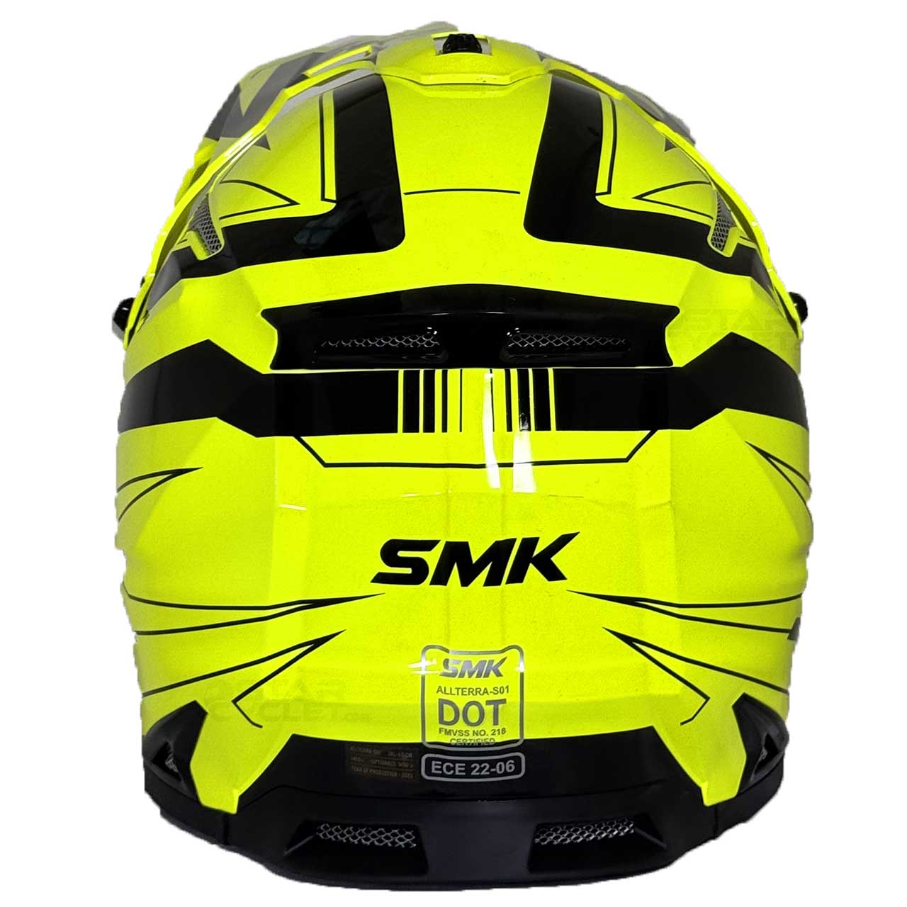 کیفیت کلاه کاسکت کراسی SMK آلترا مدل UNICOLOUR (MD276)