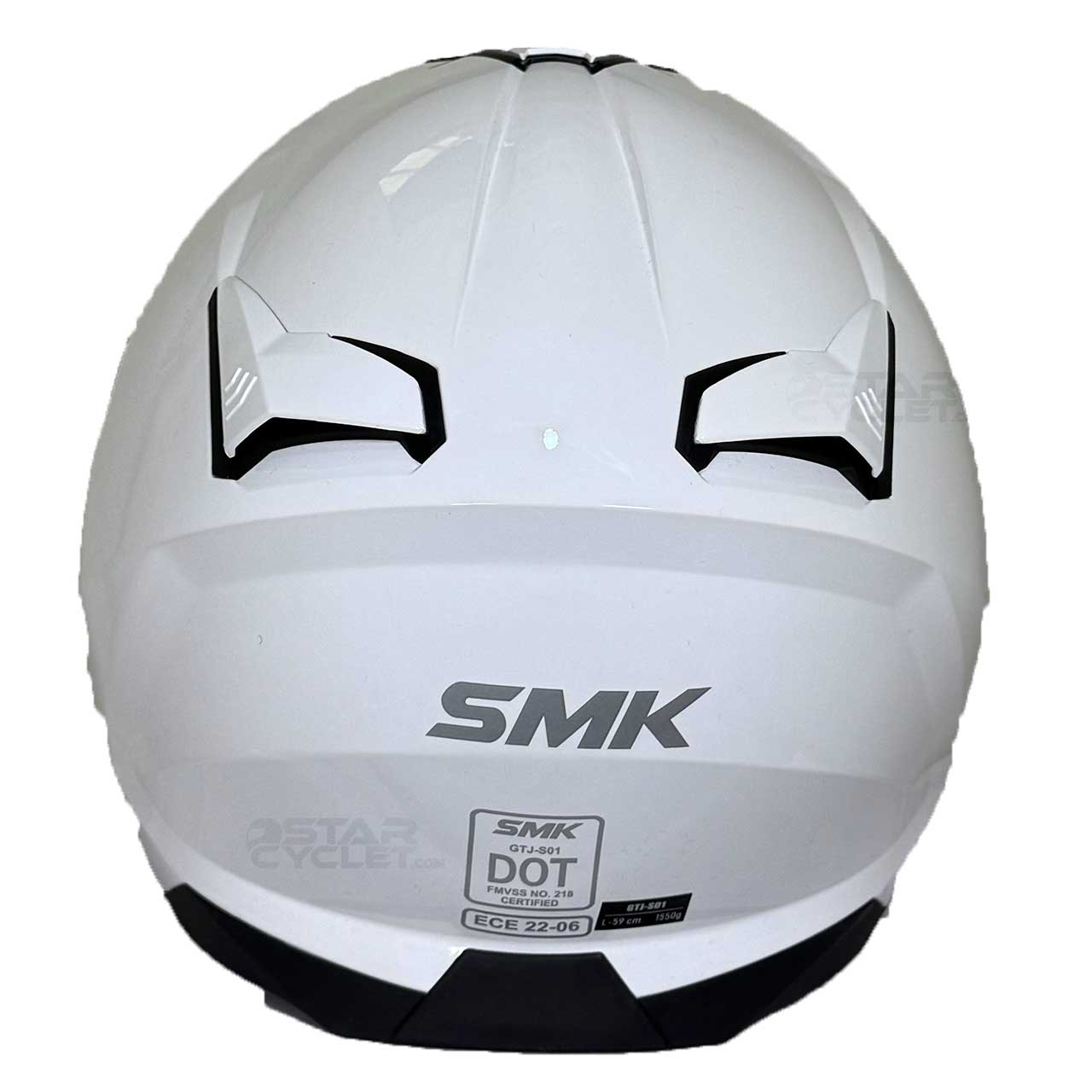 کیفیت کلاه کاسکت بدون فک SMK GTJ مدل UNICOLOUR (GL100)