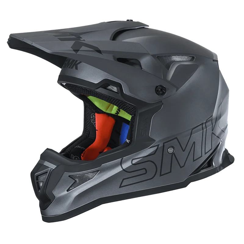 خرید کلاه کاسکت کراسی SMK آلترا مدل UNICOLOUR (MADA620)