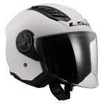 خرید کلاه کاسکت LS2 مدل 616 SHINE WHITE بلوتوث دار