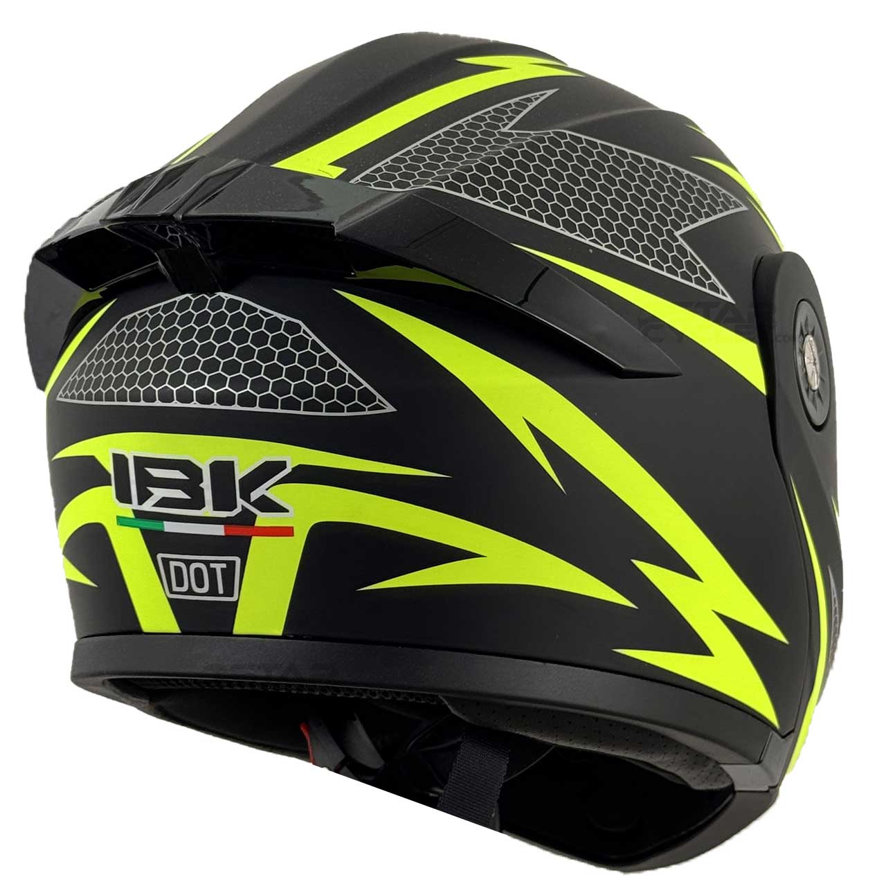 خرید کلاه کاسکت فک متحرک IBK مدل FM YLW