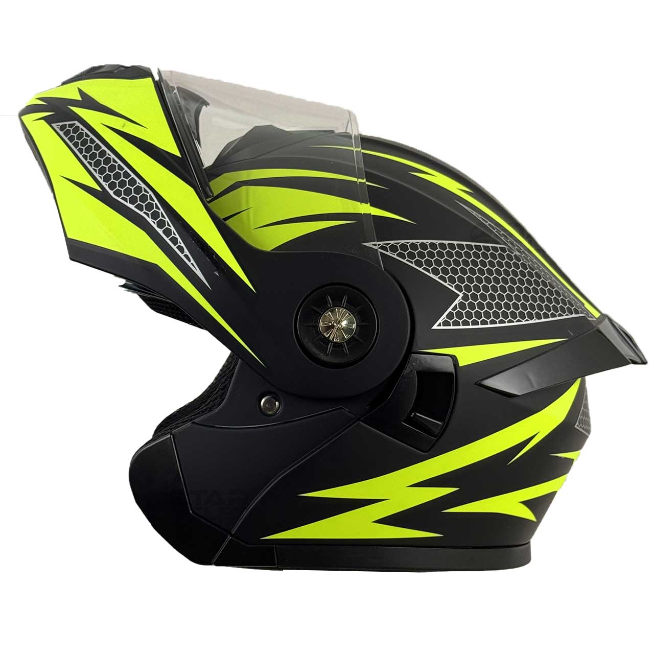 خرید کلاه کاسکت فک متحرک IBK مدل FM YLW