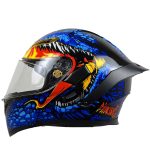 کیفیت کلاه کاسکت فک متحرک QIKE مدل BLU FIRE