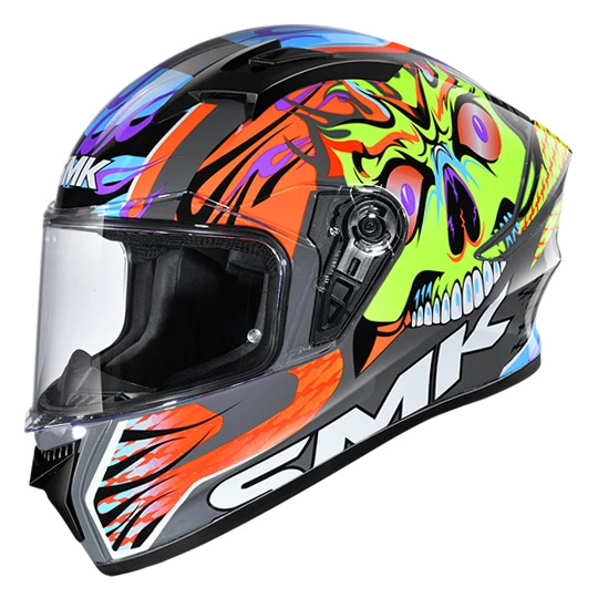 کلاه کاسکت SMK استلار مدل SKULL (GL647)