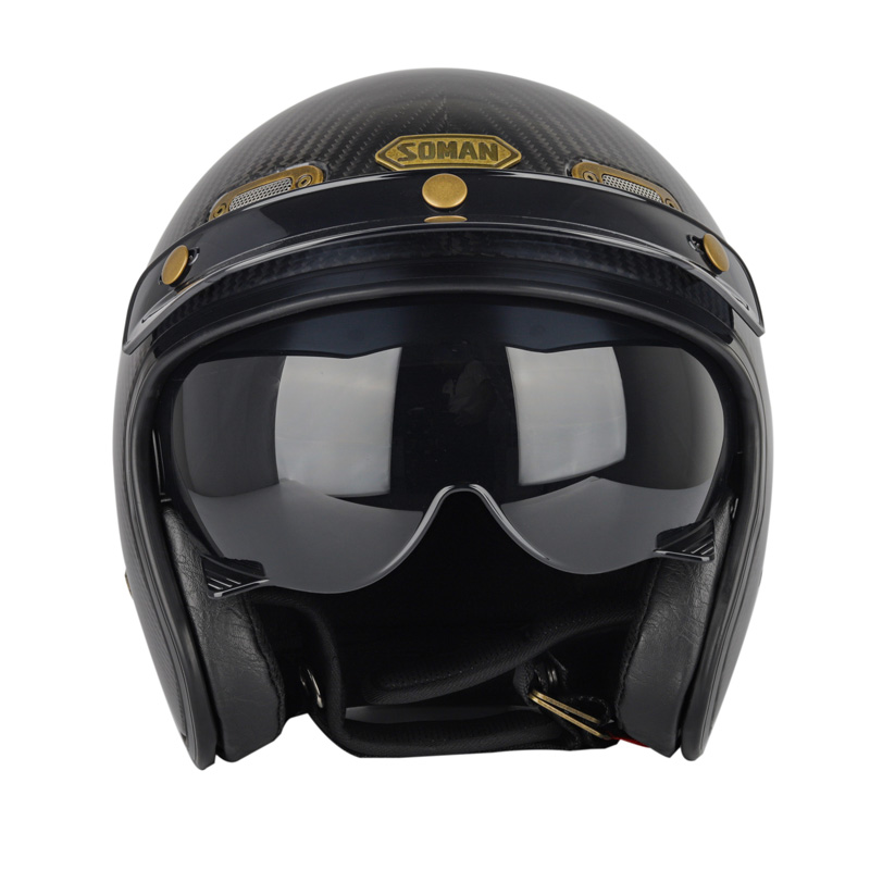 عکس کلاه کاسکت سومان H2 مدل SHINE CARBON