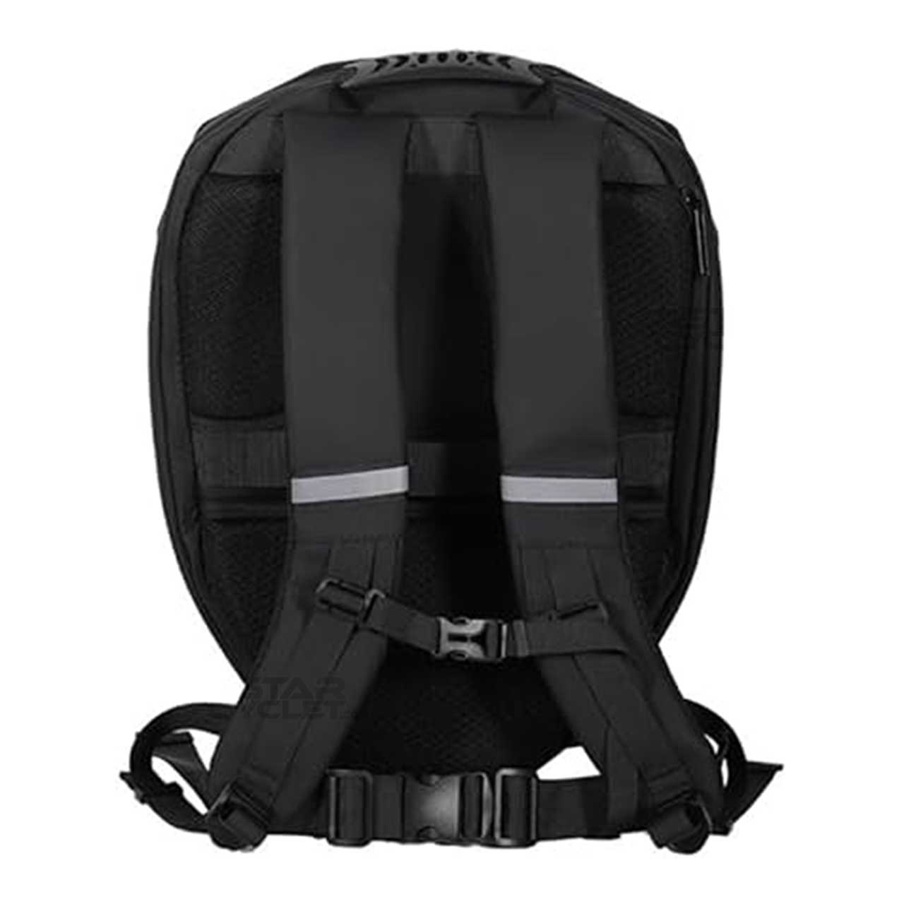 قیمت کوله پشتی چراغ دار موتور سواری مدل LOY CARBON