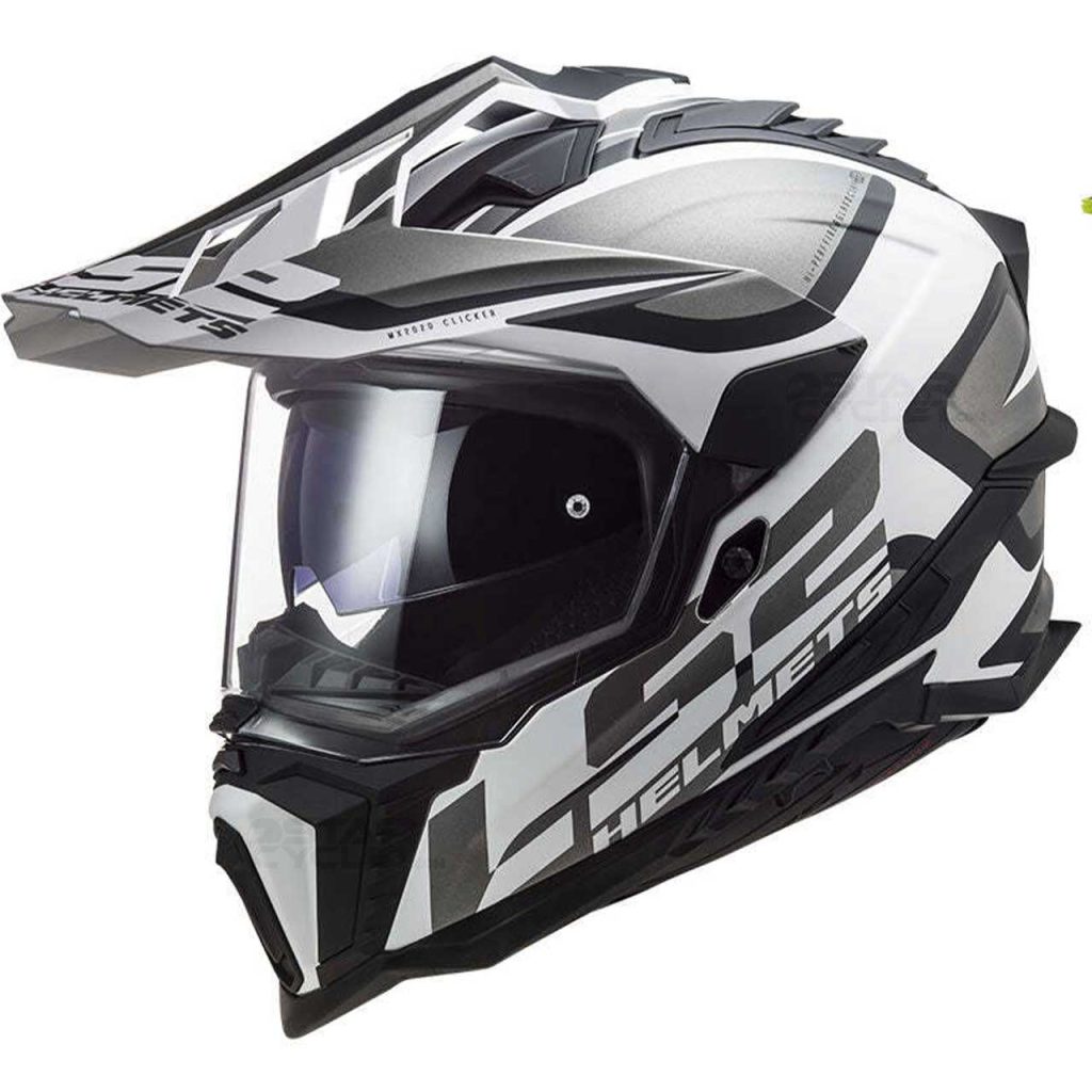 خرید کلاه کاسکت اندرو LS2 مدل EXPLORER MX BLACK-WHITE