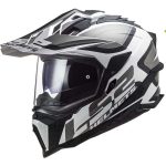 خرید کلاه کاسکت اندرو LS2 مدل EXPLORER MX BLACK-WHITE
