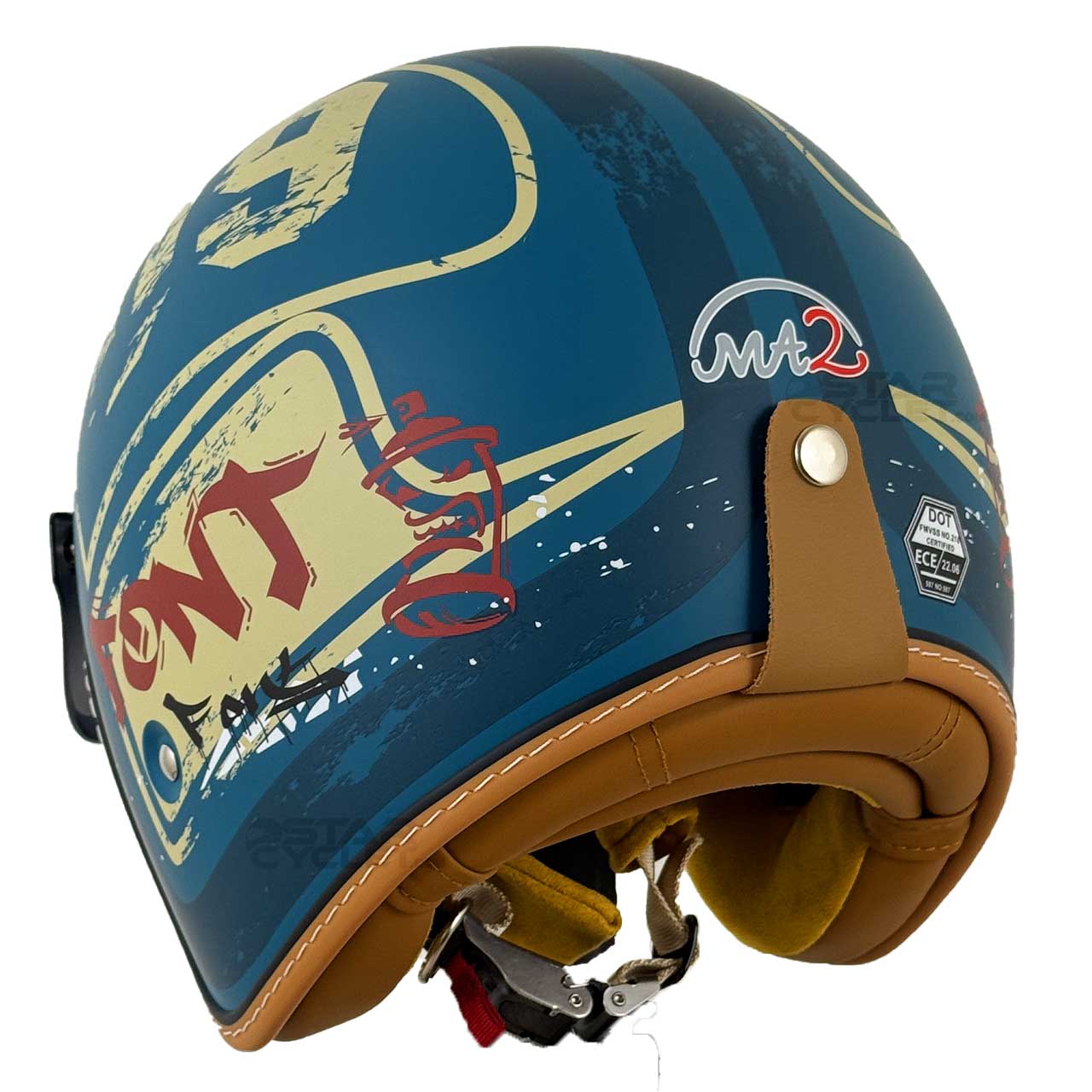 کیفیت کلاه کاسکت وسپایی MA2 مدل FONT