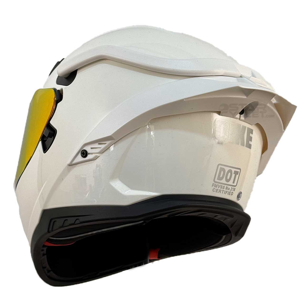 قیمت کلاه کاسکت فک متحرک دسته دار QIKE مدل WHITE