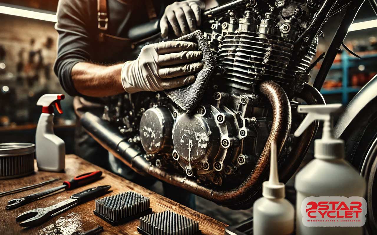 شستشو اصولی موتورسیکلت