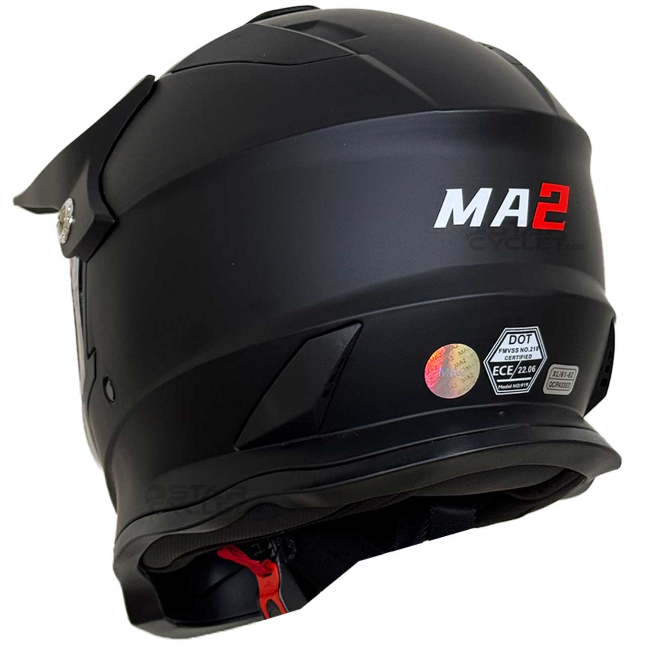 بررسی کلاه کاسکت ادونچری MA2 مدل 919 MT BLACK