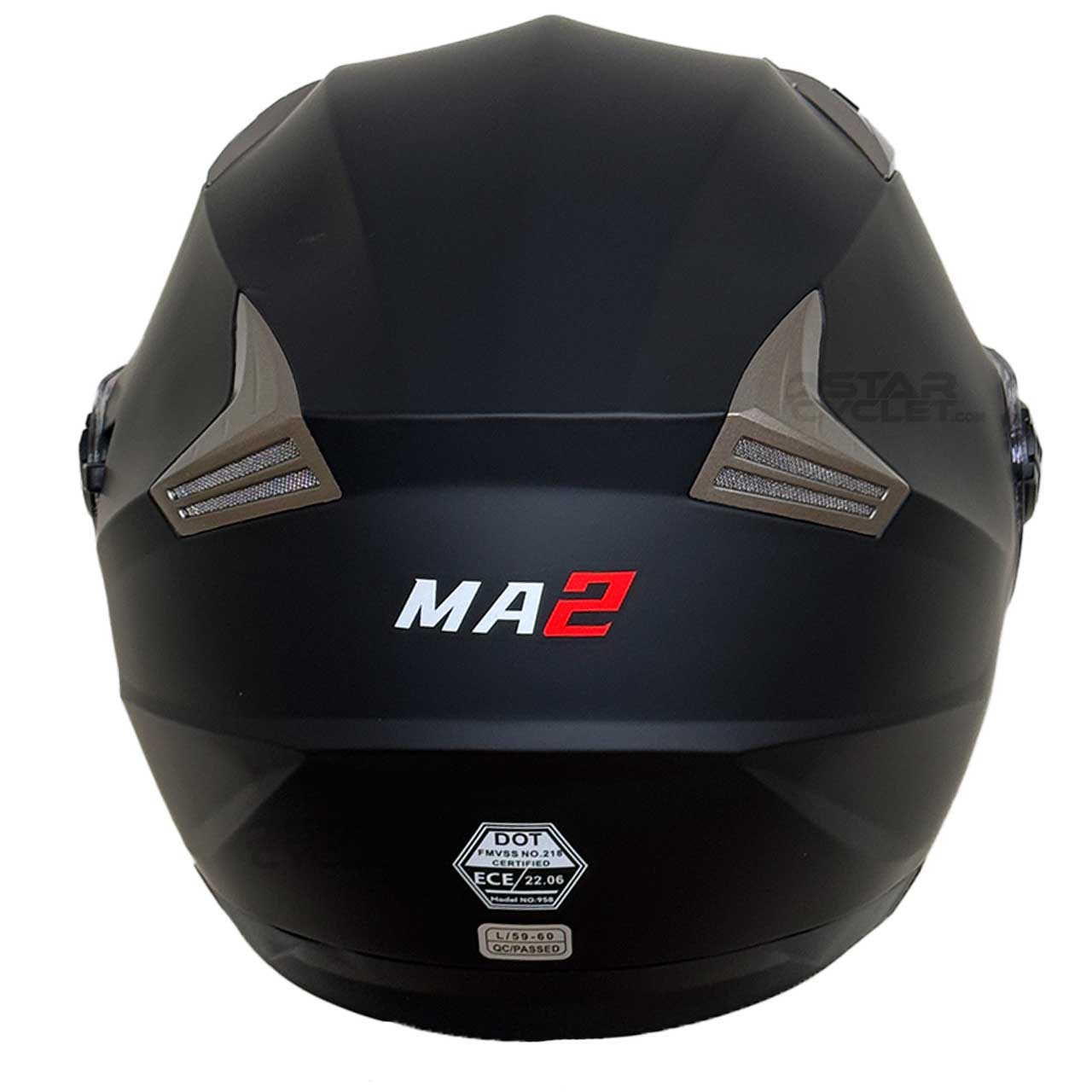 بررسی کلاه کاسکت بدون فک MA2 مدل 958 MT BLACK