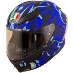 خرید کلاه کاسکت فک ثابت طرح AGV مدل OCTA BLUE
