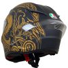 جتس کلاه کاسکت فک ثابت طرح AGV مدل DRAGON GOLD