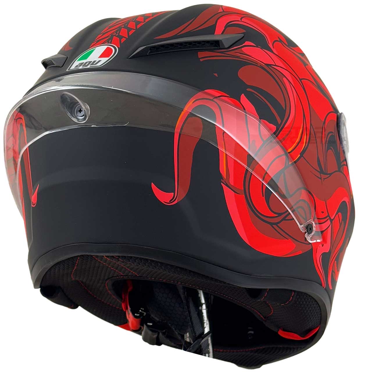 بررسی کلاه کاسکت فک ثابت طرح AGV مدل OCTA RED
