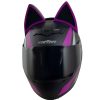 وزن کلاه کاسکت گربه‌ای VENOME مدل BK PURPLE