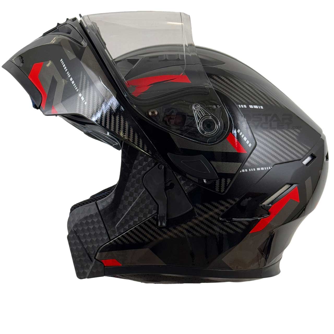 قیمت کلاه کاسکت فک متحرک VENOM مدل BLACK RED