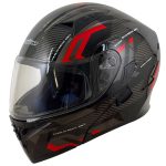خرید کلاه کاسکت فک متحرک VENOM مدل BLACK RED