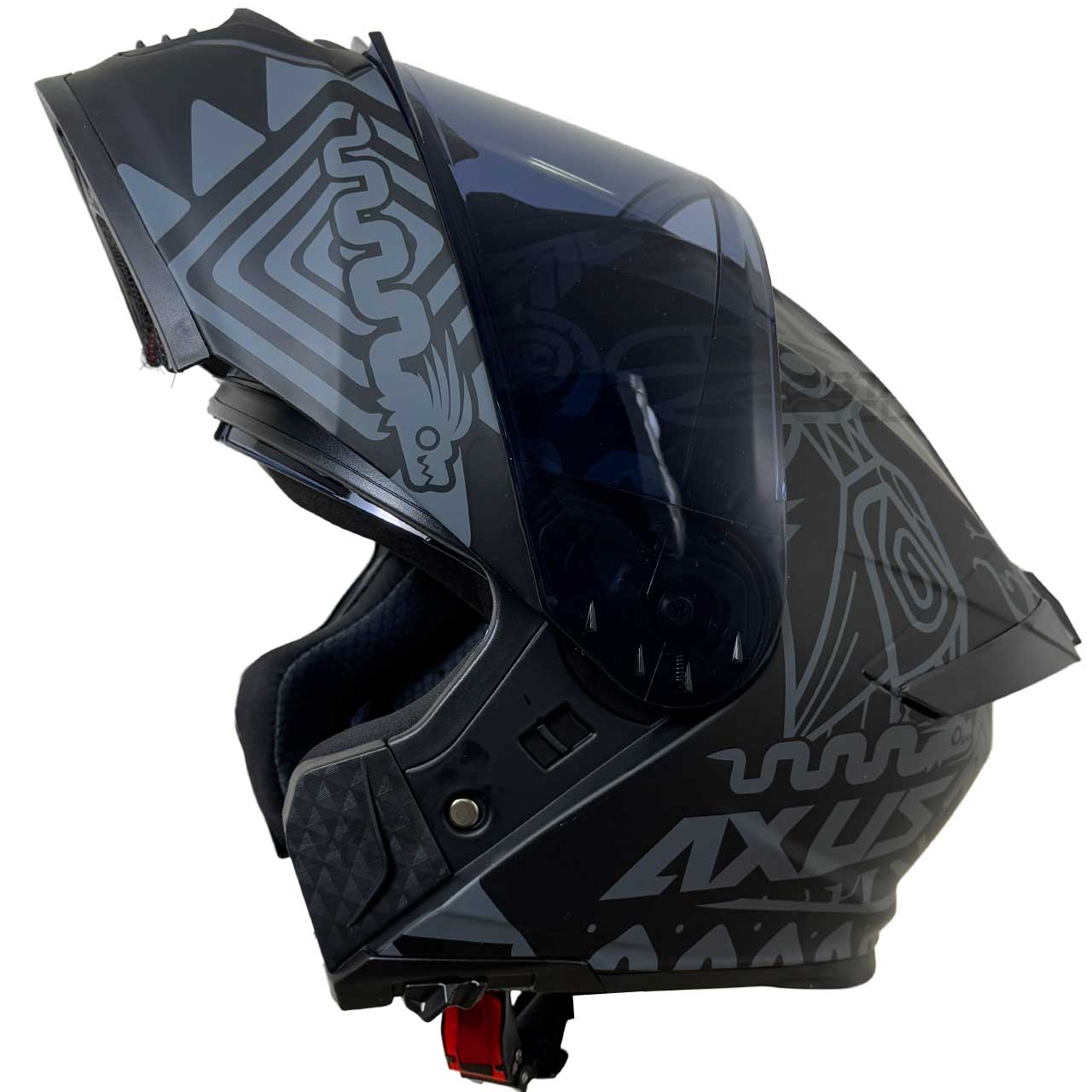 قیمت کلاه کاسکت فک متحرک VENOM مدل AXUS GREY