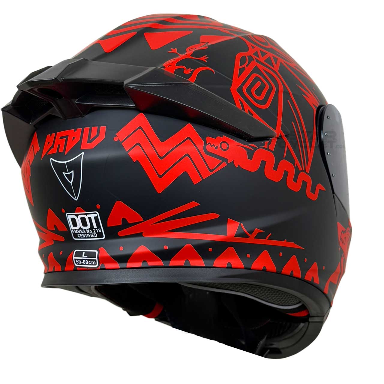 عکس کلاه کاسکت فک متحرک VENOM مدل AXUS RED