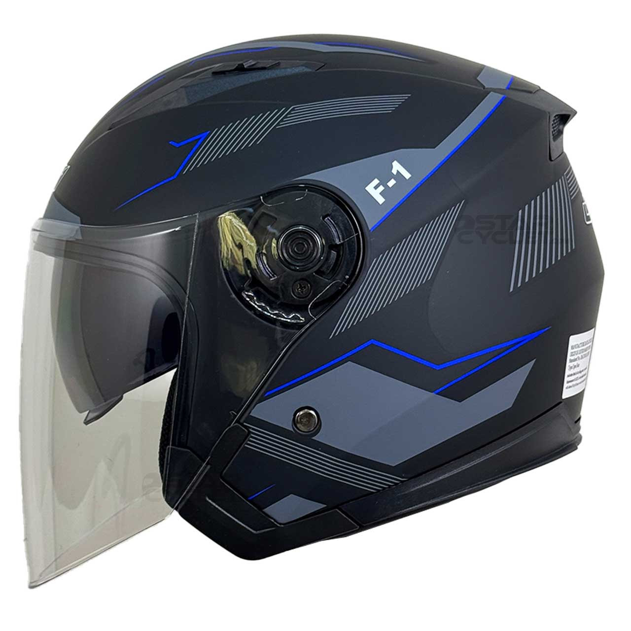 قیمت کلاه کاسکت بدون فک DA1 مدل 402 GRPHIC BLU