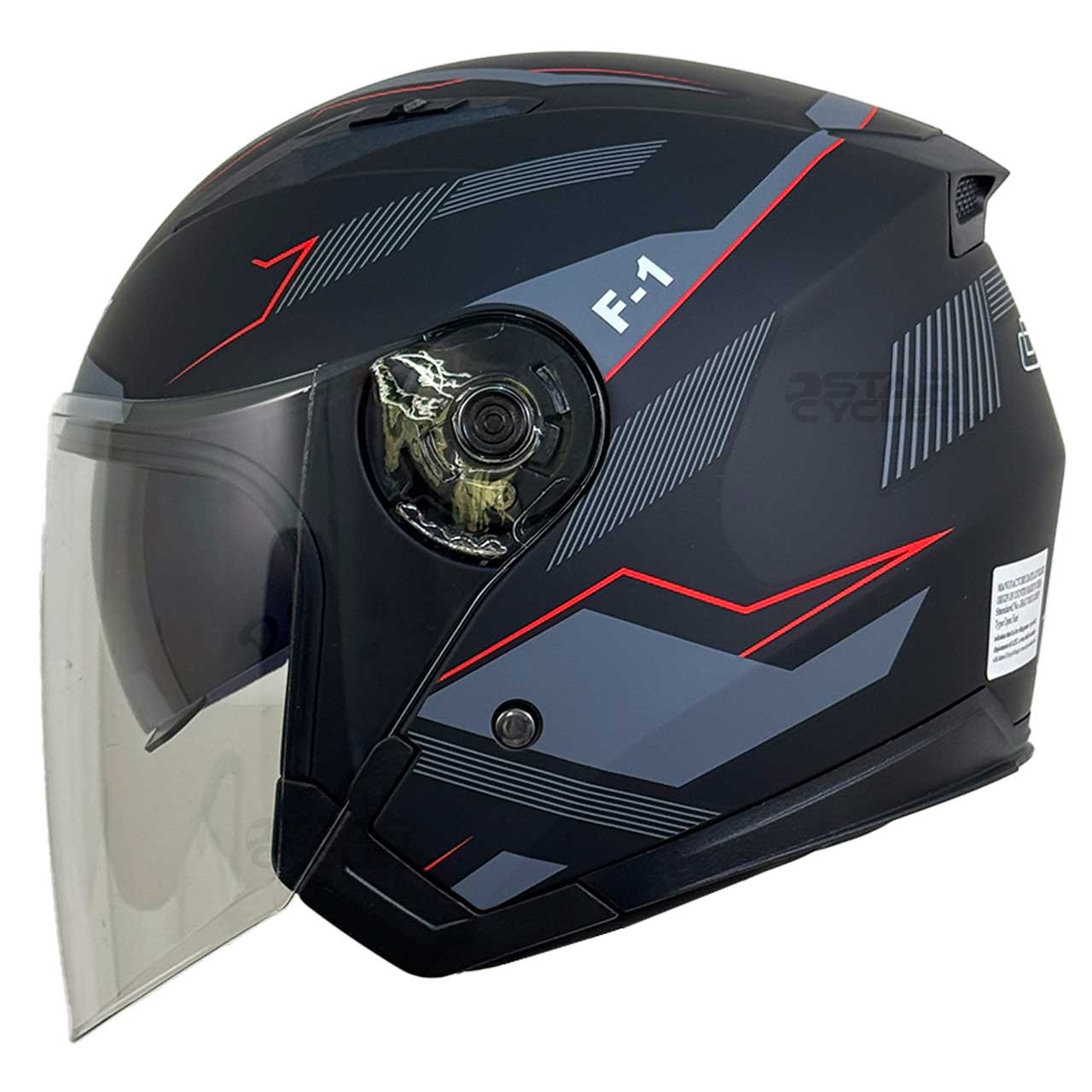 قیمت کلاه کاسکت بدون فک DA1 مدل 402 GRPHIC RED