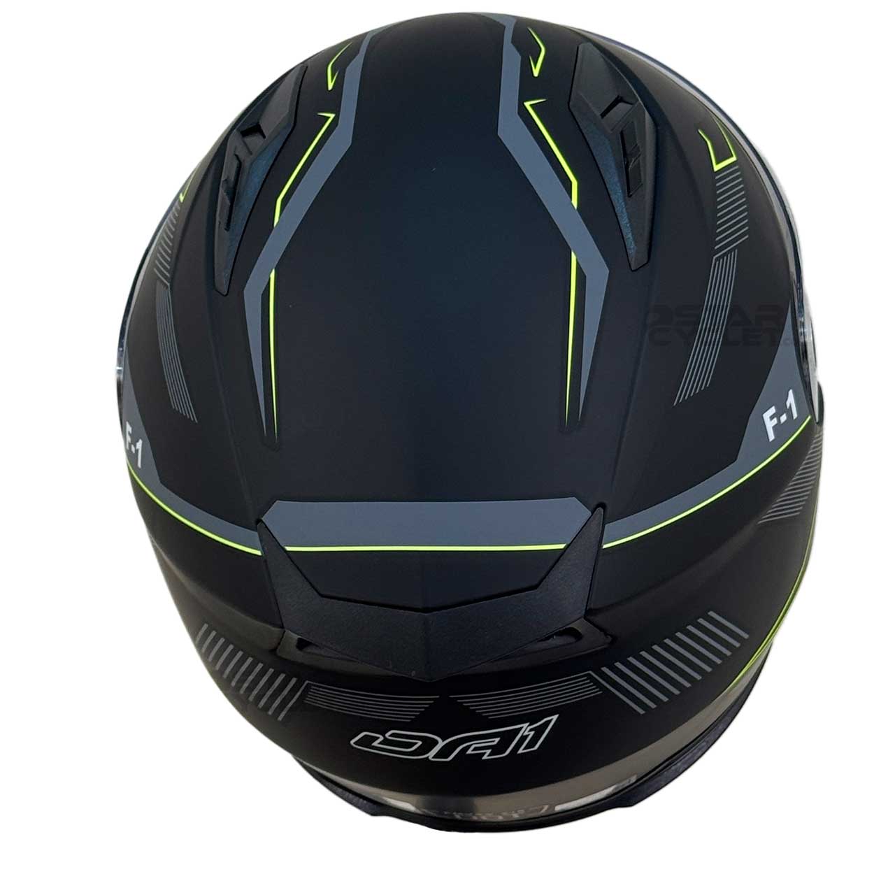 کیفیت کلاه کاسکت بدون فک DA1 مدل 402 GRPHIC YELO