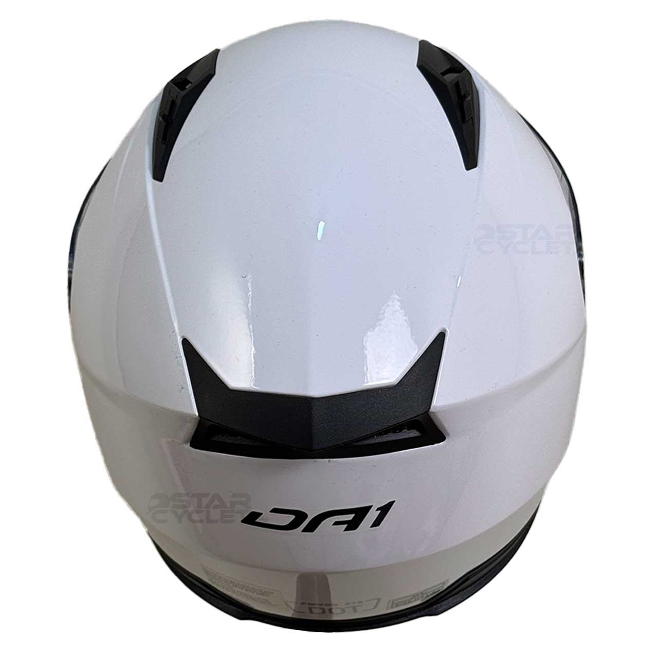 بررسی کلاه کاسکت بدون فک DA1 مدل 402 SH WHITE
