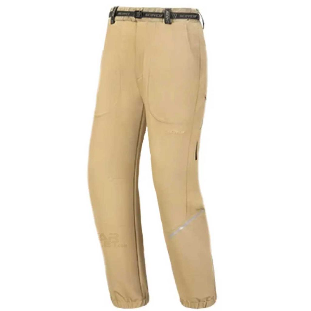 خرید شلوار گارد دار موتور سواری SCOYCO مدل P104-2 KHAKI
