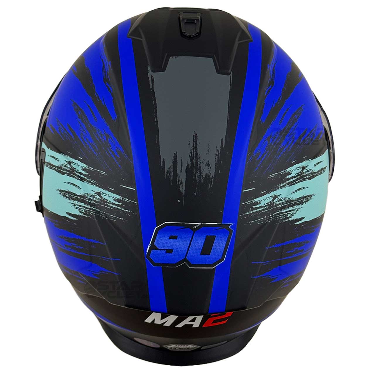 عکس کلاه کاسکت فک متحرک MA2 مدل 966 BLUE