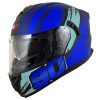 خرید کلاه کاسکت فک متحرک MA2 مدل 966 BLUE