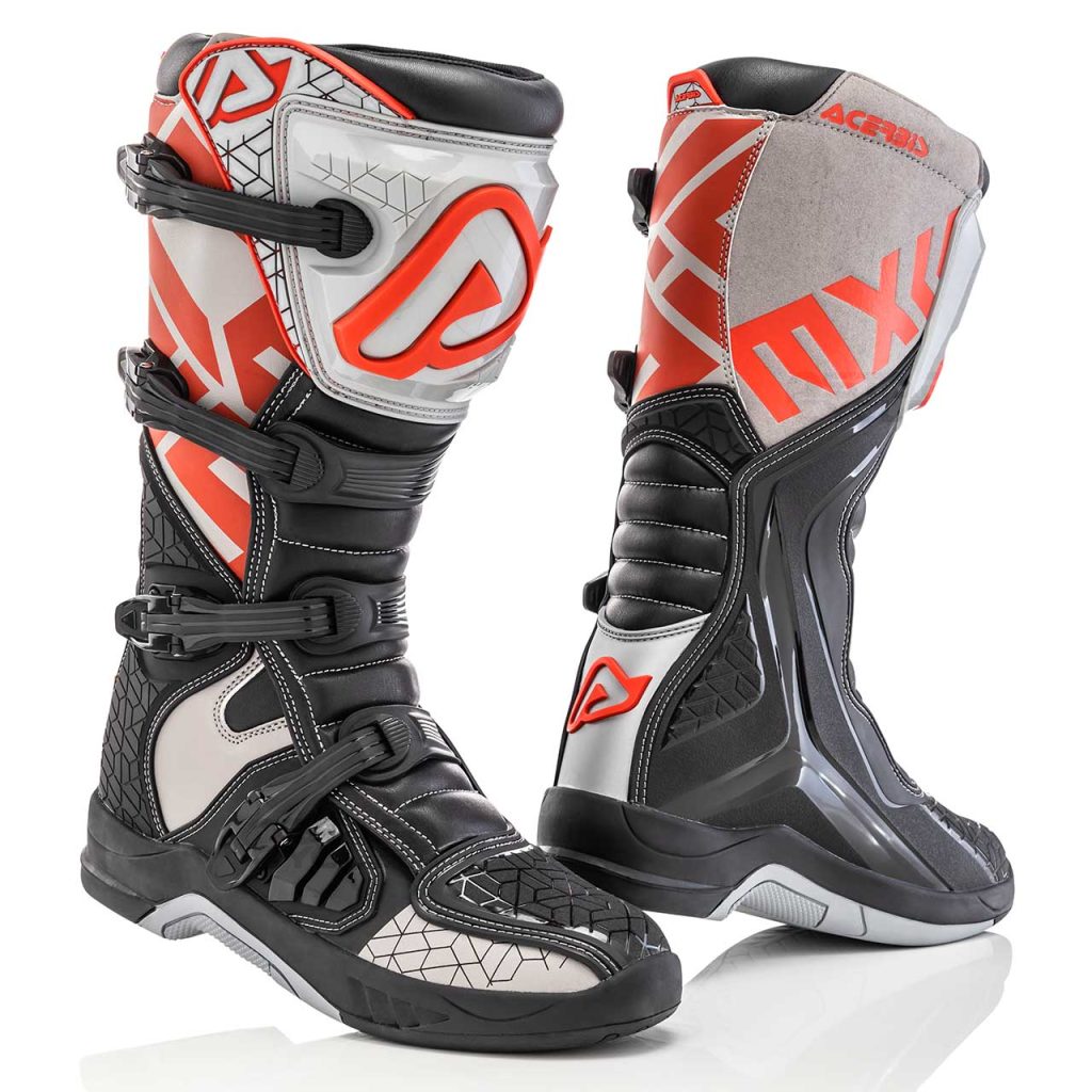 خرید بوت کراسی ACERBIS مدل X TEAM BLACK-GRAY-RED