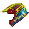 کیفیت کلاه کاسکت کراسی SMK آلترا مدل TRIBOU (GL453)