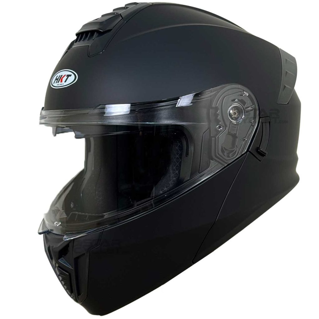 خرید کلاه کاسکت فک متحرک HKT مدل MAT BLACK
