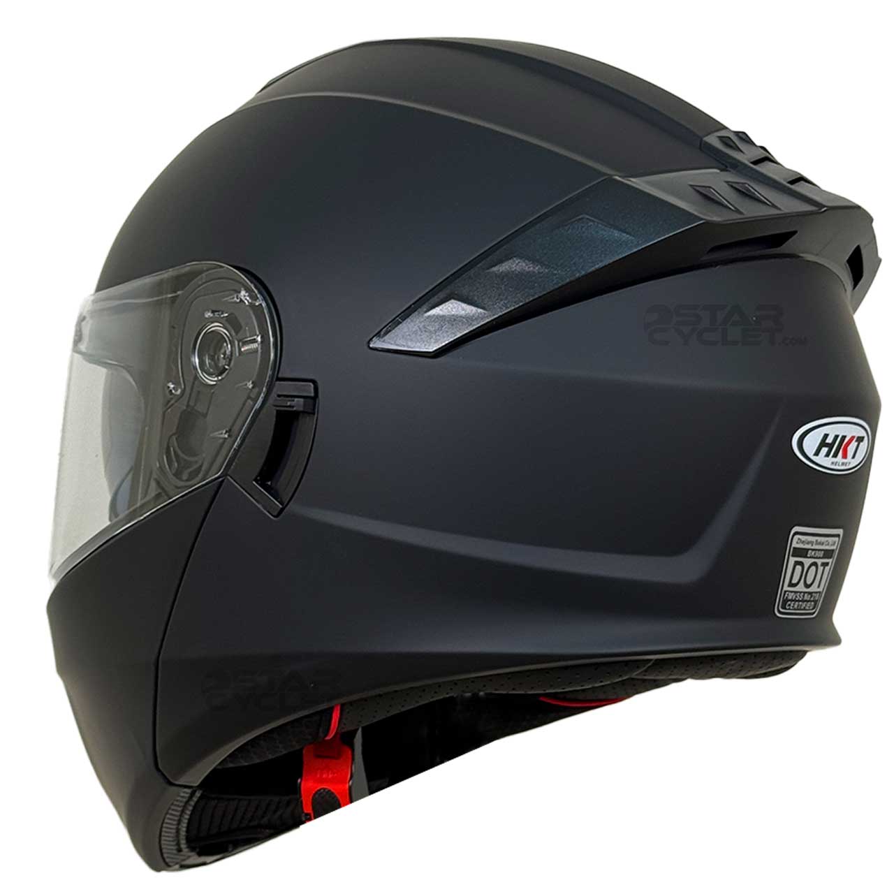 قیمت کلاه کاسکت فک متحرک HKT مدل MAT BLACK