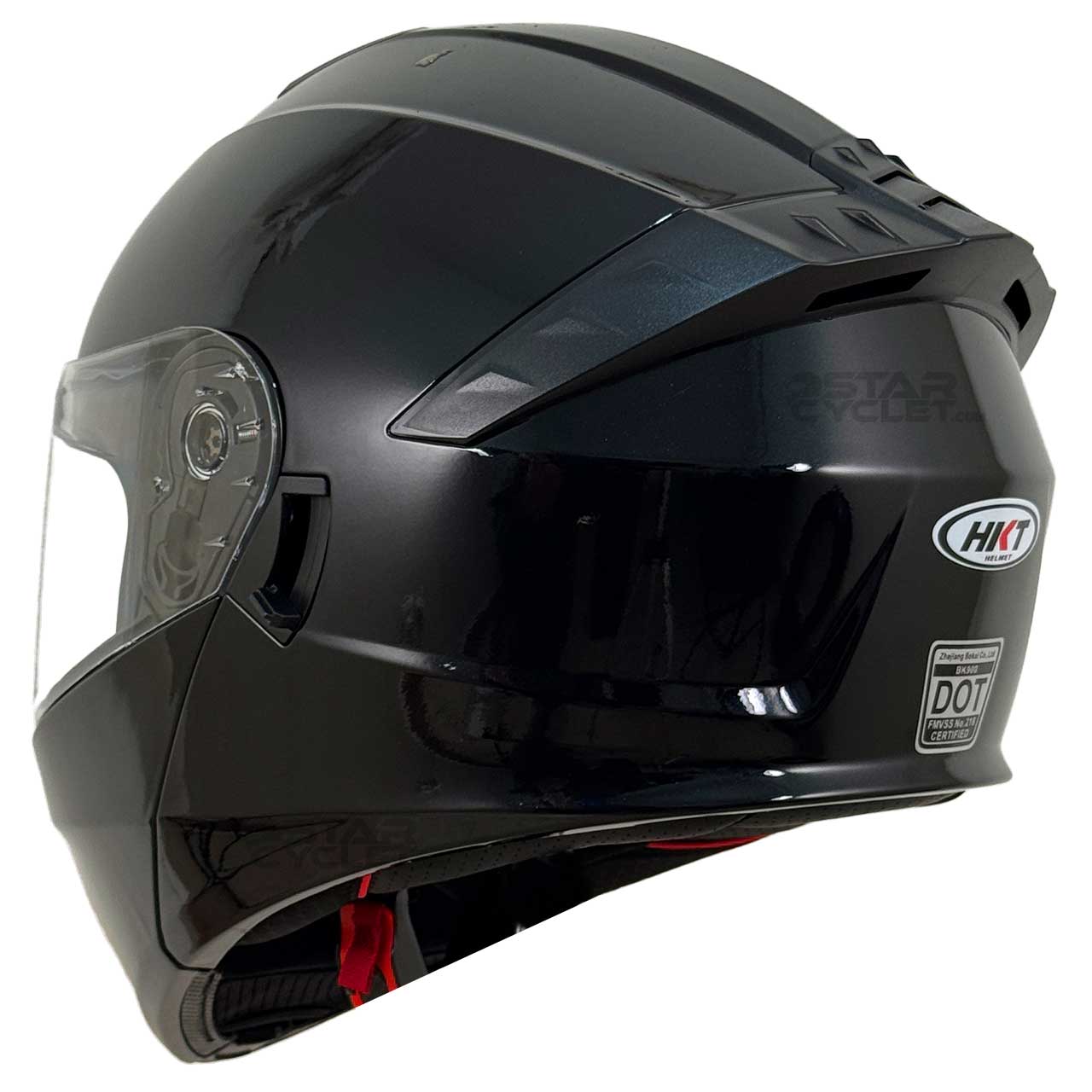 قیمت کلاه کاسکت فک متحرک HKT مدل GLOS BLACK