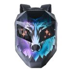 خرید کوله پشتی چراغ دار موتور سواری مدل WOLF