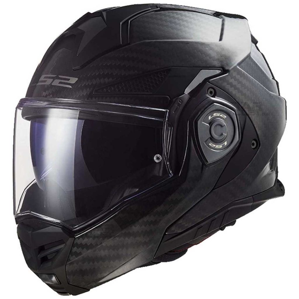خرید کلاه کاسکت فول متحرک LS2 مدل ADVANTX-CARBON MT BLACK