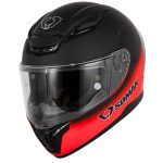 خرید کلاه کاسکت فک ثابت SOMAN مدل 973 BLACK-RED