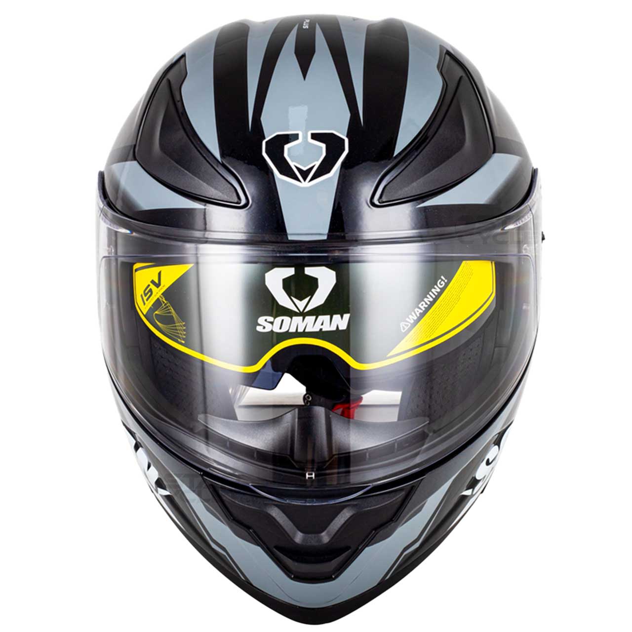 FVVSD کلاه کاسکت فک متحرک سومان مدل F2 SILVER GREY